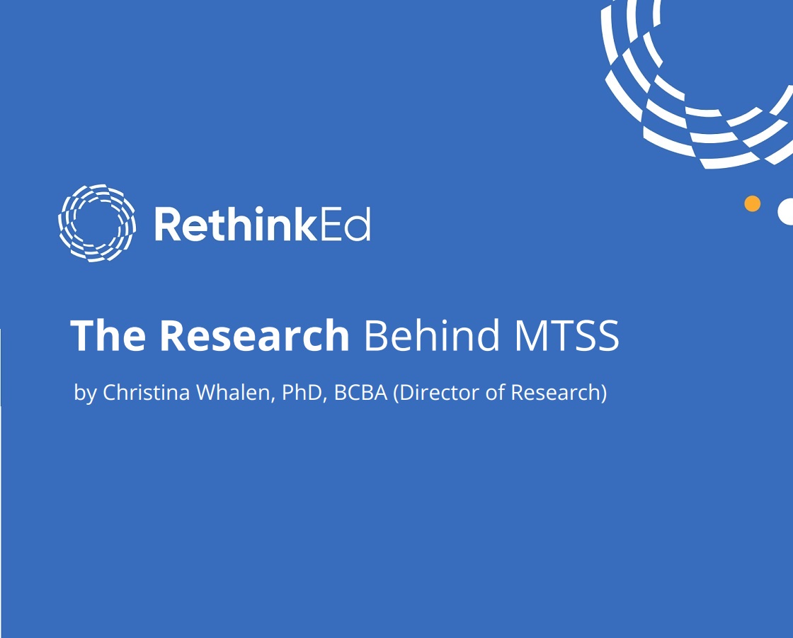 Multi Tiered System of Supports Professional Development - Rethink Ed