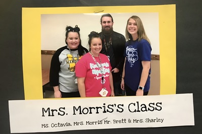 Mrs. Morris and her team of educators!